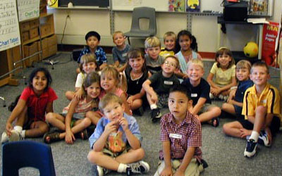 picture of Miss Levin's 2002-2003 kindergarten